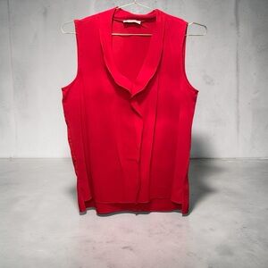 Calvin Klein Red Sleeveless V-Neck Camisole
